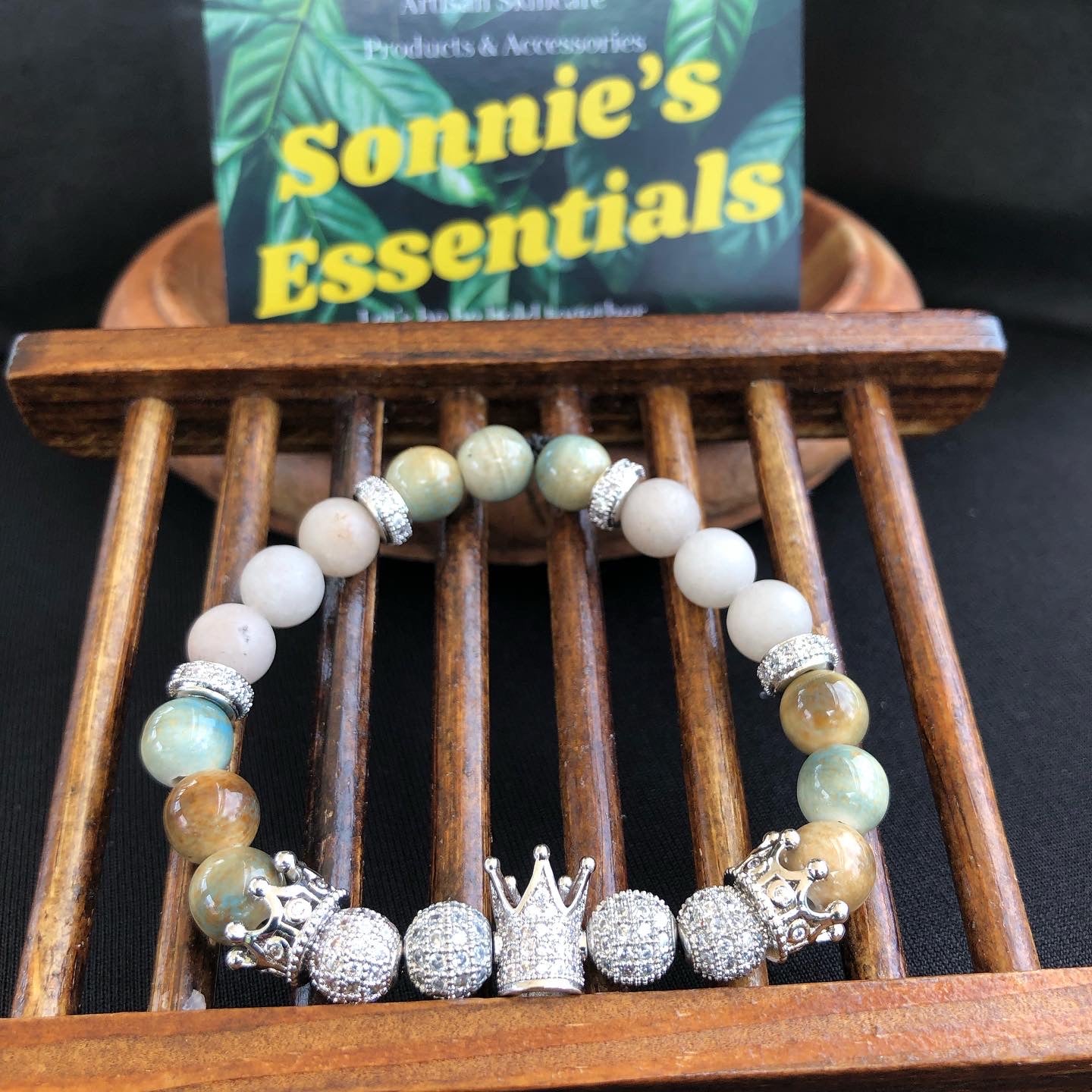 Ceramic Earth Stone Crown